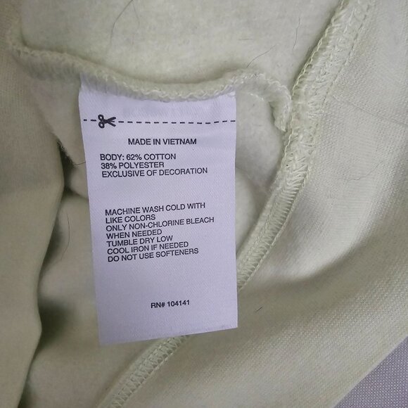 DSG Twitch Alison  Women's Favorite Fleece Collared Cropped Sweater Large NWT - Picture 8 of 11